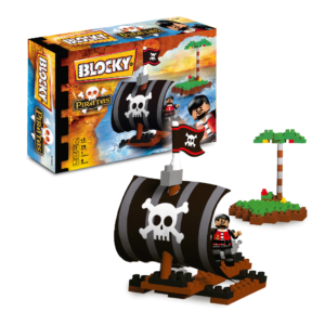 JUGUETE BLOCKY BALSA PIRATA (78 PZS)