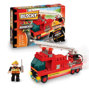 JUGUETE BLOCKY 01-0650 BOMBERO 1 70PSZ