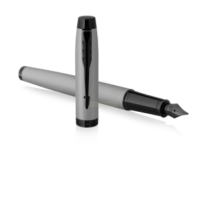 PLUMA PARKER 2127619 IM ACHROMATIC GRAY FOUNTAIN