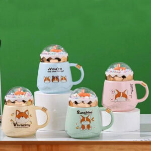 T. DE CERÁMICA CON TAPA HAPPY SUNSHINE -420