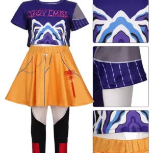 DISFRAZ NEW TOYS KP1005 GUERRERA K-POP POLLERA T2