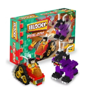 JUGUETE BLOCKY 01-0690 PIXELAND- EL ESCAPE 68 PIEZAS