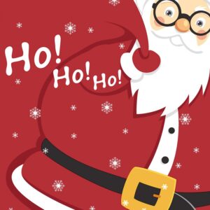 NAVIDAD/SERVILLETAS 33X33 CM PACK X20 HO! HO! HO! (199412)