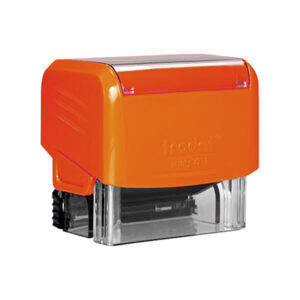 SELLO TRODAT 3911(NARANJA NEON)ALMOHAD.VERTIC 14X38MM